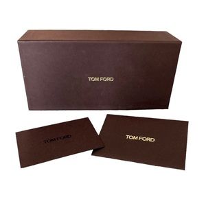 Tom Ford Sunglasses box & brand certificate brown color